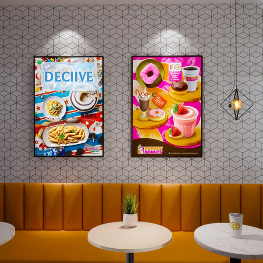 A1 Slim LED Light Box for Cafe